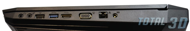 Обзор ноутбука ASUS G53SW. Боковые порты